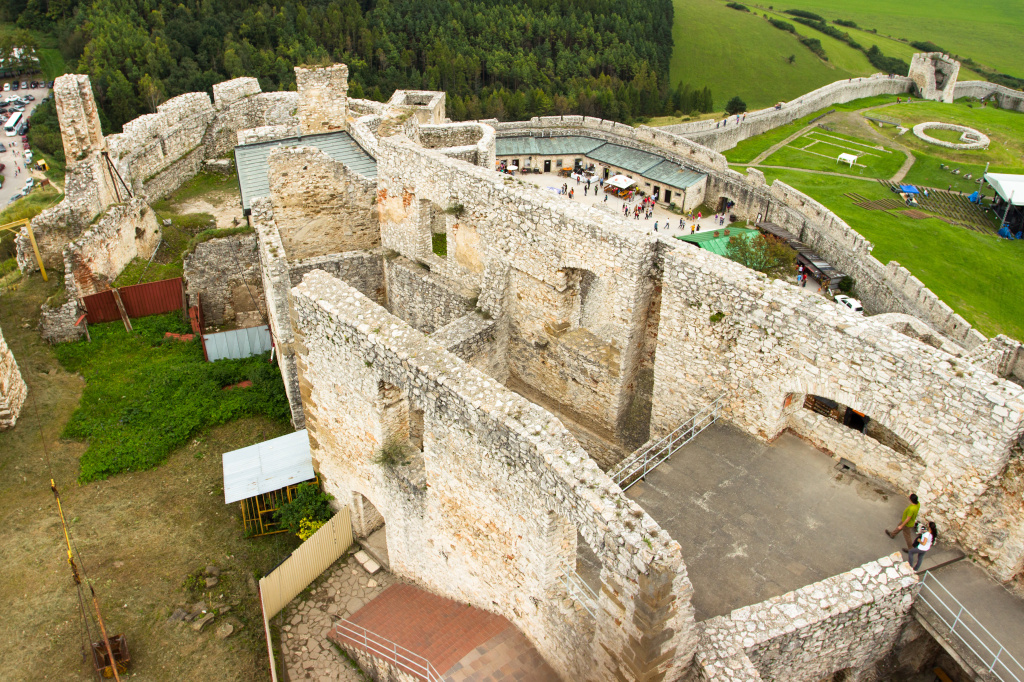 View from castle tower