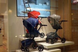 Moderné športové kočiare.